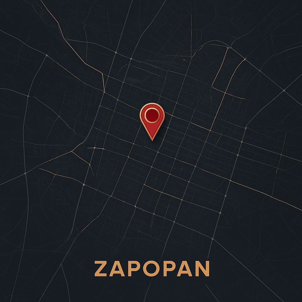 Mapa de la sede de IMAGA en Zapopan, Jalisco